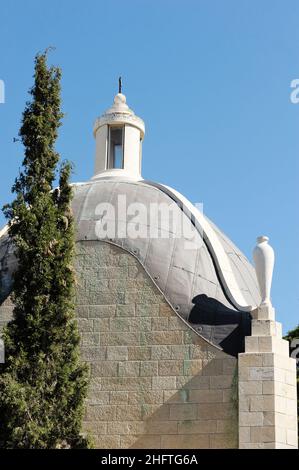 Dominus Flevit, la chiesa cattolica romana, sul Monte degli Ulivi di Gerusalemme Foto Stock