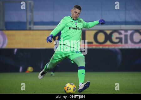 Stefano Nicoli/LaPresse 17-01-2021 Sport Soccer Atalanta vs Genova Serie A Tim 2020/2021 Stadio Gewiss nella foto Pierluigi Gollini Foto Stock