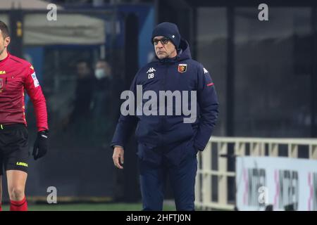 Stefano Nicoli/LaPresse 17-01-2021 Sport Soccer Atalanta vs Genova Serie A Tim 2020/2021 Stadio Gewiss nella foto Davide Ballardini Foto Stock