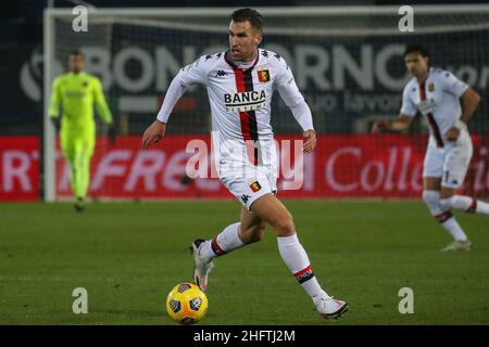 Stefano Nicoli/LaPresse 17-01-2021 Sport Soccer Atalanta Vs Genoa Serie A Tim 2020/2021 Stadio Gewiss nella foto Kevin Strootman Foto Stock