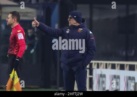 Stefano Nicoli/LaPresse 17-01-2021 Sport Soccer Atalanta vs Genova Serie A Tim 2020/2021 Stadio Gewiss nella foto Davide Ballardini Foto Stock