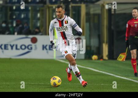 Stefano Nicoli/LaPresse 17-01-2021 Sport Soccer Atalanta vs Genova Serie A Tim 2020/2021 Stadio Gewiss nella foto Domenico Crisito Foto Stock