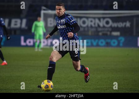 Stefano Nicoli/LaPresse 17-01-2021 Sport Soccer Atalanta Vs Genoa Serie A Tim 2020/2021 Gewiss Stadium nella foto Robin Gosens Foto Stock