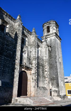 Ex Tempio di San Giuseppe (ex Templo de San Jose), San Francisco de Campeche, stato di Campeche, Messico, Nord America, patrimonio dell'umanità dell'UNESCO Foto Stock