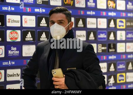 LaPresse/Alessandro Tocco 19 febbraio 2021 Cagliari (Italia) Sport Soccer Cagliari Calcio vs Torino League A TIM 2020/2021 Stadio "Sardegna Arena"&#xa0; nella foto:Davide Vagnati Foto Stock