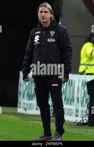 LaPresse/Alessandro Tocco 19 febbraio 2021 Cagliari (Italia) Sport Soccer Cagliari Calcio vs Torino League A TIM 2020/2021 Stadio "Sardegna Arena"&#xa0; nella foto:Davide Nicola (Torino FC) Foto Stock