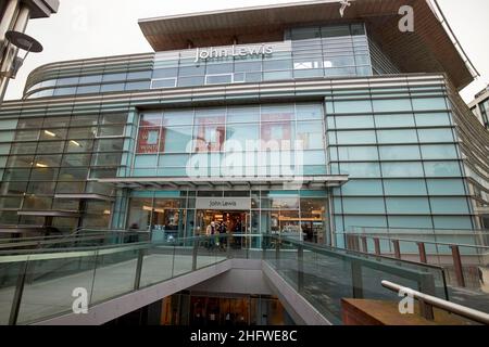 john lewis grande magazzino a Liverpool uno shopping area Liverpool Inghilterra Regno Unito Foto Stock