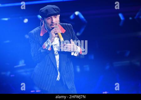 Matteo Rasero/LaPresse 05 marzo 2021 Sanremo, Italia intrattenimento Sanremo festival musicale 2021, quarta sera. Nella foto: Casuale Foto Stock