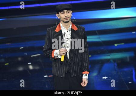 Matteo Rasero/LaPresse 05 marzo 2021 Sanremo, Italia intrattenimento Sanremo festival musicale 2021, quarta sera. Nella foto: Casuale Foto Stock