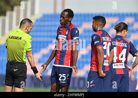 Foto Francesco Mazzitello/LaPresse07 marzo 2021 Crotone, Italia sport calco Crotone vs Torino- Campionato di calco Serie A TIM 2020/2021 - Stadio Ezio ScidaNella foto: SimyPhoto francesco mazzitello/LaPresse 07 marzo 2021 Crotone, Italia sport soccer Crotone vs Torino - Campionato Italiano Calcio League A TIM 2020/2021 - Ezio Scida StadiumIn the pic: Simy Foto Stock