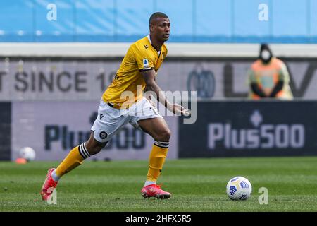 Stefano Nicoli/LaPresse 03-04-2021 Sport Soccer Atalanta Vs Udinese Serie A Tim 2020/2021 Gewiss Stadium in the Picture Walace Foto Stock