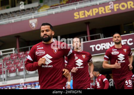 LaPresse - Fabio Ferrari 26 aprile 2021 Torino, Italia sport calcio ESCLUSIVO TORINO FC Torino FC vs SSC Napoli - Campionato Italiano Calcio League A TIM 2020/2021 - Stadio Olimpico Grande Torino. Nella foto: Rincon Foto Stock