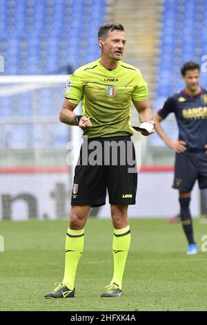 Fabrizio Corradetti / LaPresse 02st maggio 2021 Roma, Italia sport soccer Lazio vs Genova - Campionato Italiano Calcio League A TIM 2020/2021 - Stadio Olimpico nella foto: Piero Giacomelli Foto Stock