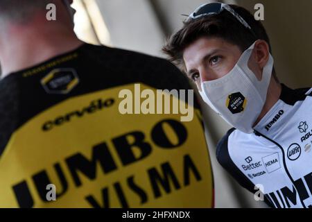 Foto Gian Mattia D'Alberto/LaPresse 06 maggio 2021 Torino (Italia) Sport Ciclismo giro d'Italia 2021 - edizione 104 - la presentazione delle squadre al Castello del Valentino nella foto: George BennettPhoto Gian Mattia D'Alberto/LaPresse 06 maggio 2021 Torino (Italia) Sport Cycling giro d'Italia 2021 - edizione 104th - Presentazione del Team al Castello del Valentino nella foto: George Bennett Foto Stock