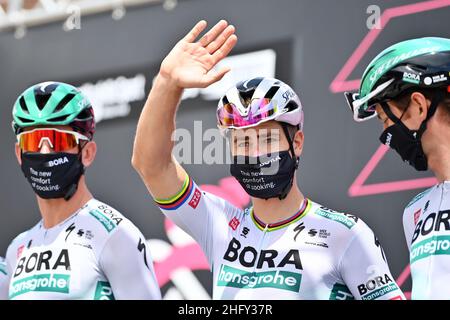 Massimo Paolone/LaPresse 14 maggio 2021 Italia Sport Cycling giro d'Italia 2021 - edizione 104th - Stage 7 - da Notaresco a Termoli nella foto: SAGAN Peter (SVK) (BORA - HANSGROHE) Foto Stock