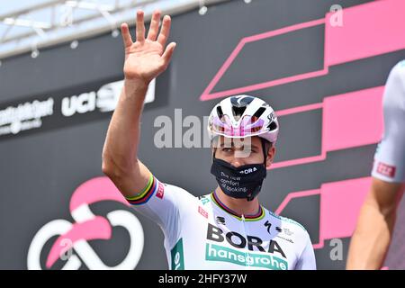 Massimo Paolone/LaPresse 14 maggio 2021 Italia Sport Cycling giro d'Italia 2021 - edizione 104th - Stage 7 - da Notaresco a Termoli nella foto: SAGAN Peter (SVK) (BORA - HANSGROHE) Foto Stock