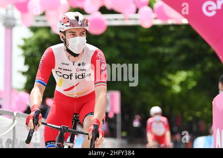 Massimo Paolone/LaPresse 14 maggio 2021 Notaresco, Italy Sport Cycling giro d'Italia 2021 - 104th edizione - Stage 7 - da Notaresco a Termoli nella foto: VIVIANI Elia (ITA) (COFIDIS) Foto Stock