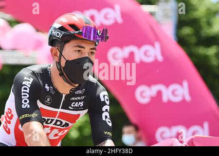 Massimo Paolone/LaPresse 14 maggio 2021 Notaresco, Italy Sport Cycling giro d'Italia 2021 - 104th edizione - Stage 7 - da Notaresco a Termoli nella foto: EWAN Caleb (AUS) (LOTTO SOUDAL) Foto Stock