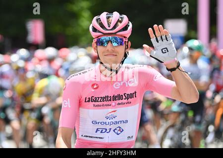 Massimo Paolone/LaPresse 14 maggio 2021 Notaresco, Italia Sport Cycling giro d'Italia 2021 - 104th edizione - Stage 7 - da Notaresco a Termoli nella foto: VALTER Attila (HUN) (GROUPAMA - FDJ) Foto Stock