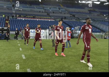 Fabrizio Corradetti / LaPresse 18st maggio 2021 Roma, Italia sport soccer Lazio vs Torino - Campionato Italiano Calcio League A TIM 2020/2021 - Stadio Olimpico nel pic:Torino FC Foto Stock