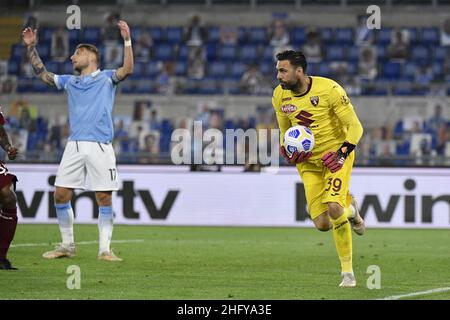 Fabrizio Corradetti / LaPresse 18st maggio 2021 Roma, Italia sport soccer Lazio vs Torino - Campionato Italiano Calcio League A TIM 2020/2021 - Stadio Olimpico nella foto: Sirigu Foto Stock