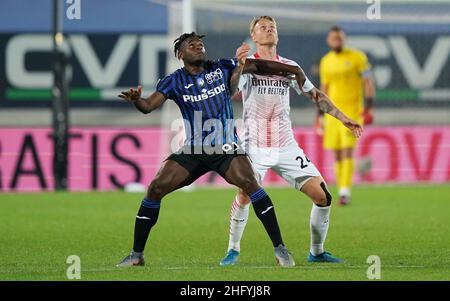 LaPresse - Spada Maggio 23 , 2021 Bergamo ( Italia ) Sport Soccer A.C. Milano- Stagione 2020-2021 - Serie A Atalanta vs Milano nella foto: Simon Kjaer Foto Stock