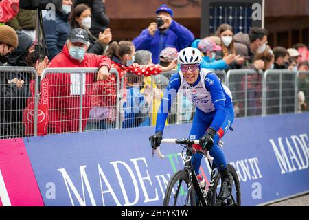 Alessandro Bremec/LaPresse 24 maggio 2021 Italia Sport Cycling giro d'Italia 2021 - edizione 104th - tappa 16 - da Sacile a Cortina D'Ampezzo nella foto: VALTER Attila (HUN) (GROUPAMA - FDJ) Foto Stock