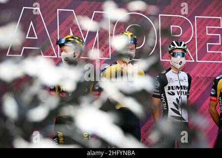 Massimo Paolone/LaPresse 27 maggio 2021 Italia Sport Cycling giro d'Italia 2021 - edizione 104th - Stage 18 - da Rovereto a Stradella nella foto: JUMBO-VISMA Foto Stock