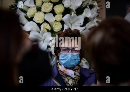 Claudio Furlan/LaPresse 28 maggio 2021 Milano News Sala funeraria per Carla Fracci al Teatro la Scala Foto Stock