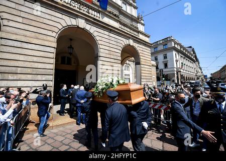 Claudio Furlan/LaPresse 28 maggio 2021 Milano News Sala funeraria per Carla Fracci al Teatro la Scala Foto Stock