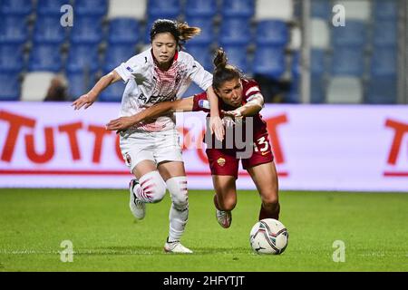 Fabio Rossi/AS Roma/LaPresse 30/05/2021 Reggio Emilia (Italia) Sport Soccer Milano-Roma Italian Cup Femminile Final 2020/2021 - Stadio Mapei nella foto: ELISA Bartoli Foto Stock