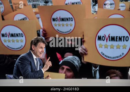 Roberto Monaldo / LaPresse 13-06-2021 Roma (Italia) programma TV "Mezzanora in pi&#xf9;" nella foto Giuseppe Conte Foto Stock