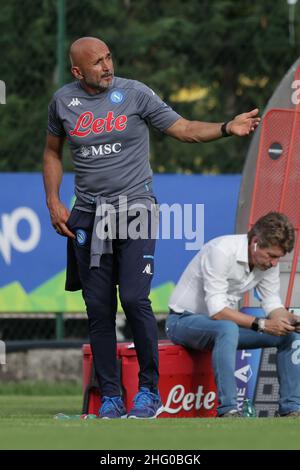 LaPresse 18 luglio 2021 Dimaro Folgarida, Italia Summer friendly match SSC Napoli vs bassa Anaunia nella foto: Luciano Spalletti coach (SSC Napoli) Foto Stock