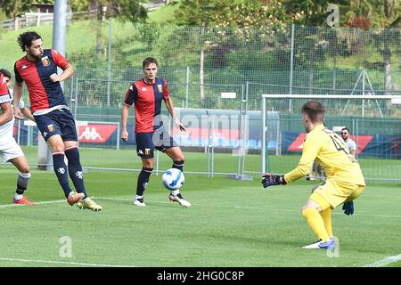 Foto LaPresse - Tano Pecoraro 21 07 2020 Neustift - (Italia) Sport Calcio Innsbruck Wacker vs Genova Amichevole nella foto: destro Photo LaPresse - Tano Pecoraro 21 Luglio 2021 Neustift - (Italia) Sport Soccer Innsbruck Wacker vs Genova friendly Match nella foto: destro Foto Stock