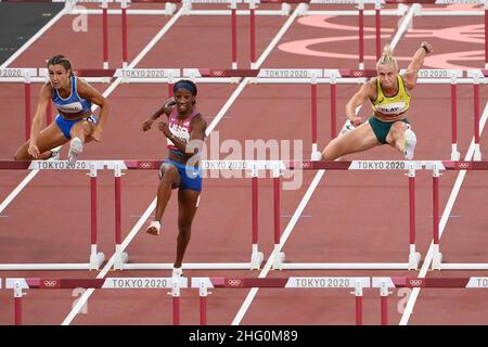 Alfredo Falcone - LaPresse 01/08/2021 Tokyo (Giappone) Sport i Giochi della XXXII Tokyo 2020 Olimpiadi di atletica nella foto:Luminosa Bogliolo Foto Stock