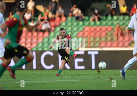 Foto Roberto Settonce/Andrea Pomponi/LaPresse08 Agosto 2021 Terni (TR), Italia sport calco Ternana vs Avellino - Coppa Italia 2021/2022 - Stadio libero nella foto: TantaggiatoFoto Roberto Settonce/Andrea Pomponi/LaPresseAgosto 08, 2021 Terni(TR), Italia sport soccer Ternana vs Avellino - Coppa Libernato - Italian: 2021/2022 Foto Stock