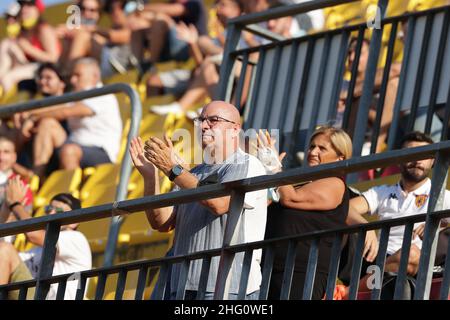 Alessandro Garofalo/LaPresse 14 agosto 2021 Benevento, Italia sport soccer Benevento vs Spal - Coppa Italia 2021/2022 - Stadio Ciro Vigorito nella foto: Foto Stock