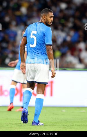 Alessandro Garofalo/LaPresse 06 settembre 2021 Napoli, Italia sport soccer Napoli vs Benevento - friendly - Diego Armando Maradona Stadium. Nella foto: Juan Jesus (SSC Napoli) Foto Stock