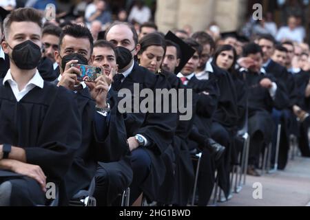 Michele Nucci/LaPresse Settembre , 2021 - Bologna News cerimonia di premiazione agli studenti della BBS Bologna Business School e laurea honoris a Eric Schmidt, ex Amministratore Delegato di Google Foto Stock