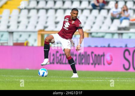 Claudio grassi/LaPresse 12 settembre 2021 - Torino, Italia Sport, Calcio Torino FC vs US Salernitana 1919 - Campionato Italiano Serie A 2021/2022 - Stadio Olimpico Grande Torino. Nella foto: Bremer (#3 Torino) Foto Stock