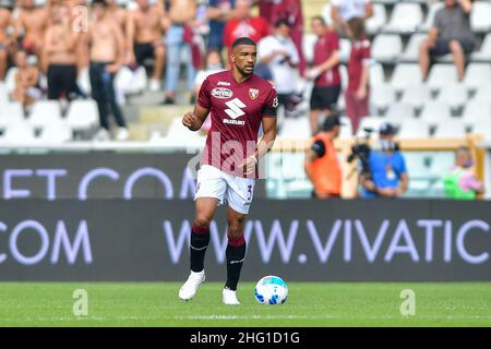 Claudio grassi/LaPresse 12 settembre 2021 - Torino, Italia Sport, Calcio Torino FC vs US Salernitana 1919 - Campionato Italiano Serie A 2021/2022 - Stadio Olimpico Grande Torino. Nella foto: Bremer (#3 Torino) Foto Stock