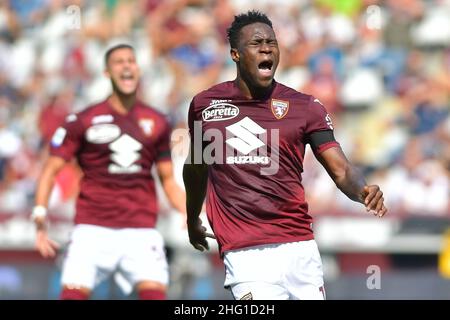 Claudio grassi/LaPresse 12 settembre 2021 - Torino, Italia Sport, Calcio Torino FC vs US Salernitana 1919 - Campionato Italiano Serie A 2021/2022 - Stadio Olimpico Grande Torino. Nella foto: Foto Stock