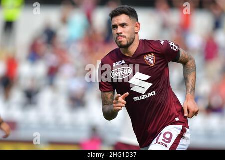 Claudio grassi/LaPresse 12 settembre 2021 - Torino, Italia Sport, Calcio Torino FC vs US Salernitana 1919 - Campionato Italiano Serie A 2021/2022 - Stadio Olimpico Grande Torino. Nella foto: Foto Stock