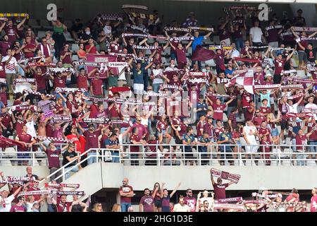 Claudio grassi/LaPresse 12 settembre 2021 - Torino, Italia Sport, Calcio Torino FC vs US Salernitana 1919 - Campionato Italiano Serie A 2021/2022 - Stadio Olimpico Grande Torino. Nella foto: Tifosi Torino FC Foto Stock