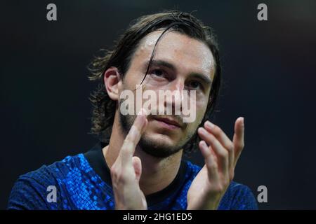 Spada/LaPresse Settembre 15 , 2021 - Milano, Italia Sport, Calcio Inter vs Real Madrid - UEFA Champions League 2021/2022 - fase di gruppo Stadio San Siro nella foto: Matteo Darmian Foto Stock