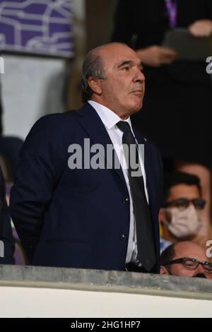 Foto Alfredo Falcone / LaPresse21 Settembre 2021 Firenze, ItaliaSport CalcioFiorentina - Inter - Campionato di Calcio Serie A 2021/2022 - Stadio Artemio Franchi di FirenzeNella foto: CommissoPhoto Alfredo Falcone / LaPresseSettembre 21, 2021 Firenze, ItalySport SoccerFiorentina - Inter - Campionato Italiano di Calcio Lega A 2021/2022 - Stadio Artemio Franchi di FlorenceIn foto: Commisso Foto Stock