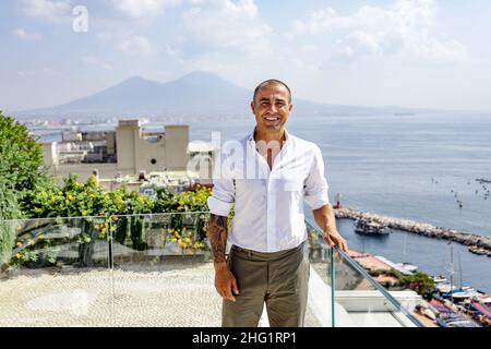 Alessandro Garofalo /LaPresse 28 settembre 2021&#xa0; Napoli, Italia Conferenza stampa Hotel Vesuvio nella foto: Fabio Cannavaro Foto Stock