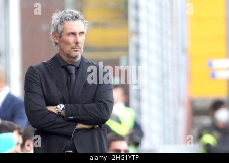 Foto Tano Pecoraro/LaPresse 03 Ottobre 2021 - Genova, Italia Sport, Calcio Sampdoria vs Udinese - Campionato italiano di calcio Serie A TIM 2021/2022 - Stadio Luigi Ferraris nella foto: foto gotti Tano Pecoraro/LaPresse 03 ottobre 2021 - Genova, Italia Sport, Calcio Sampdoria vs Udinese - Campionato Italiano Serie A 2021/2022 - Stadio Luigi Ferraris nella foto: gotti Foto Stock