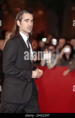 Colin Farrell arriva alla prima di Pride and Glory durante il Festival del Cinema di Roma 3rd a Roma. Foto Stock