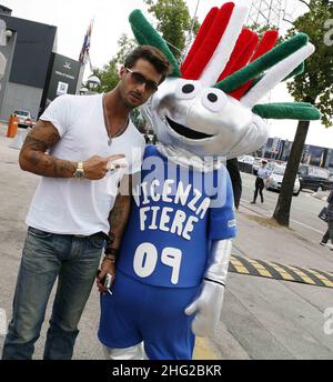 Fabrizio Corona avvistamento, Vicenza, Italia. Foto Stock